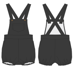 Fashion sewing patterns for BABIES One-Piece